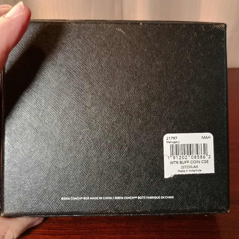 Coach Water Buffalo Leather Wallet